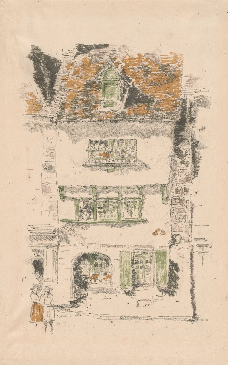 Gula huset, Lannion av James Abbott McNeill Whistler