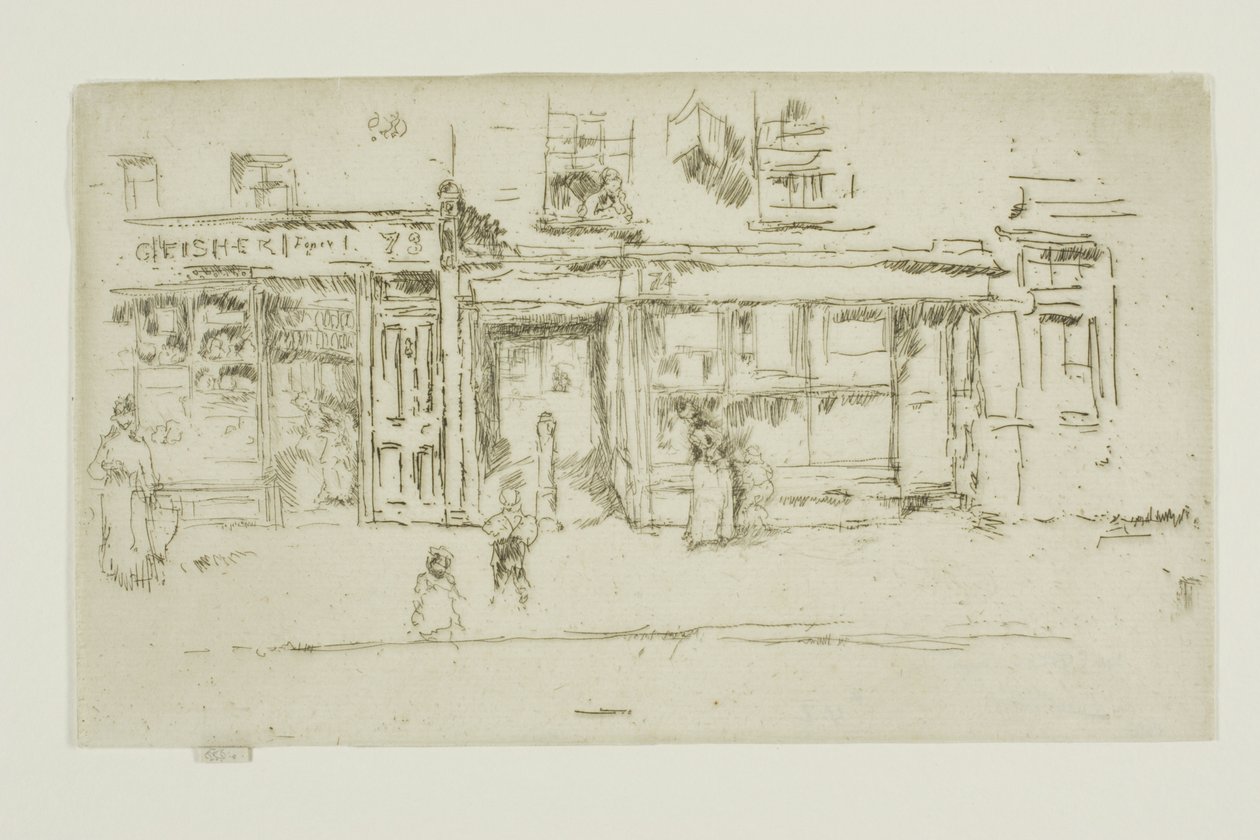 York Street, Westminster av James Abbott McNeill Whistler