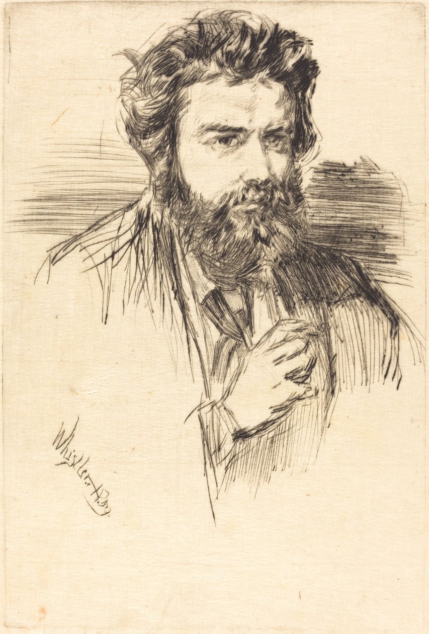 Z. Astruc, redaktör för The Artist av James Abbott McNeill Whistler