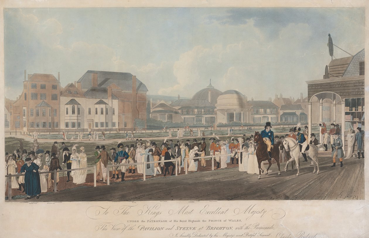 Paviljongen och Steyne i Brighton av James Mitan