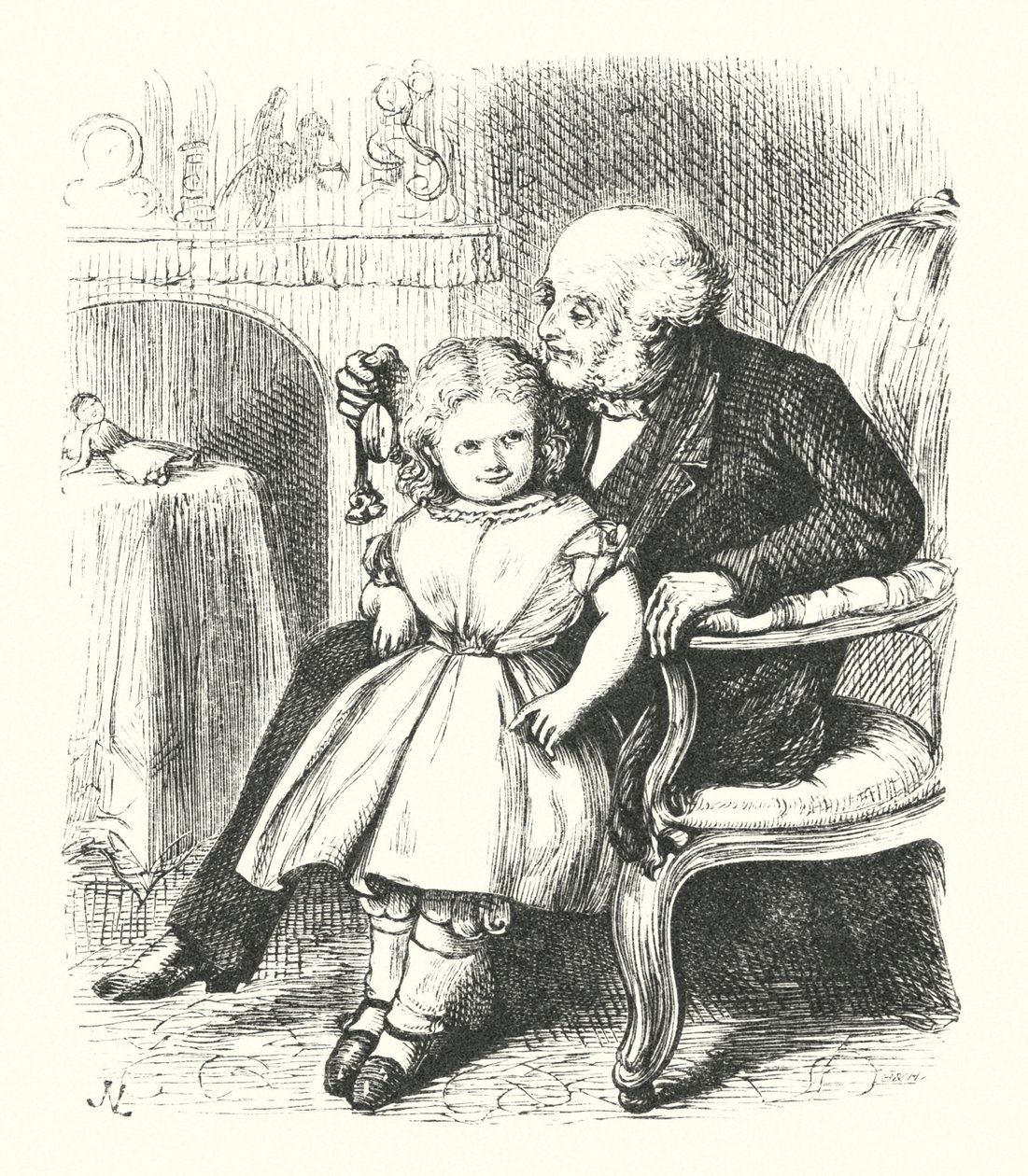 En glad ålderdom (gravyr) av James N. Lee
