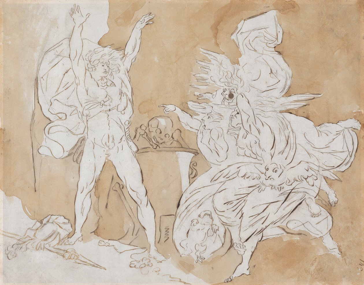 Macbeth och häxorna av James Northcote