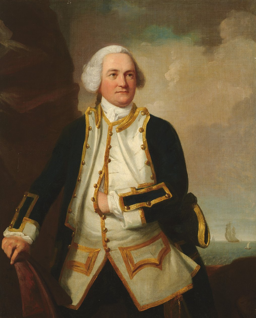 Porträtt av amiral Samuel Graves av James Northcote