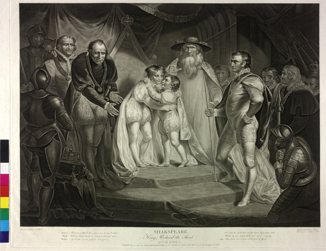 Produktionsdesign William Shakespeare: Kung Rikard III av James Northcote