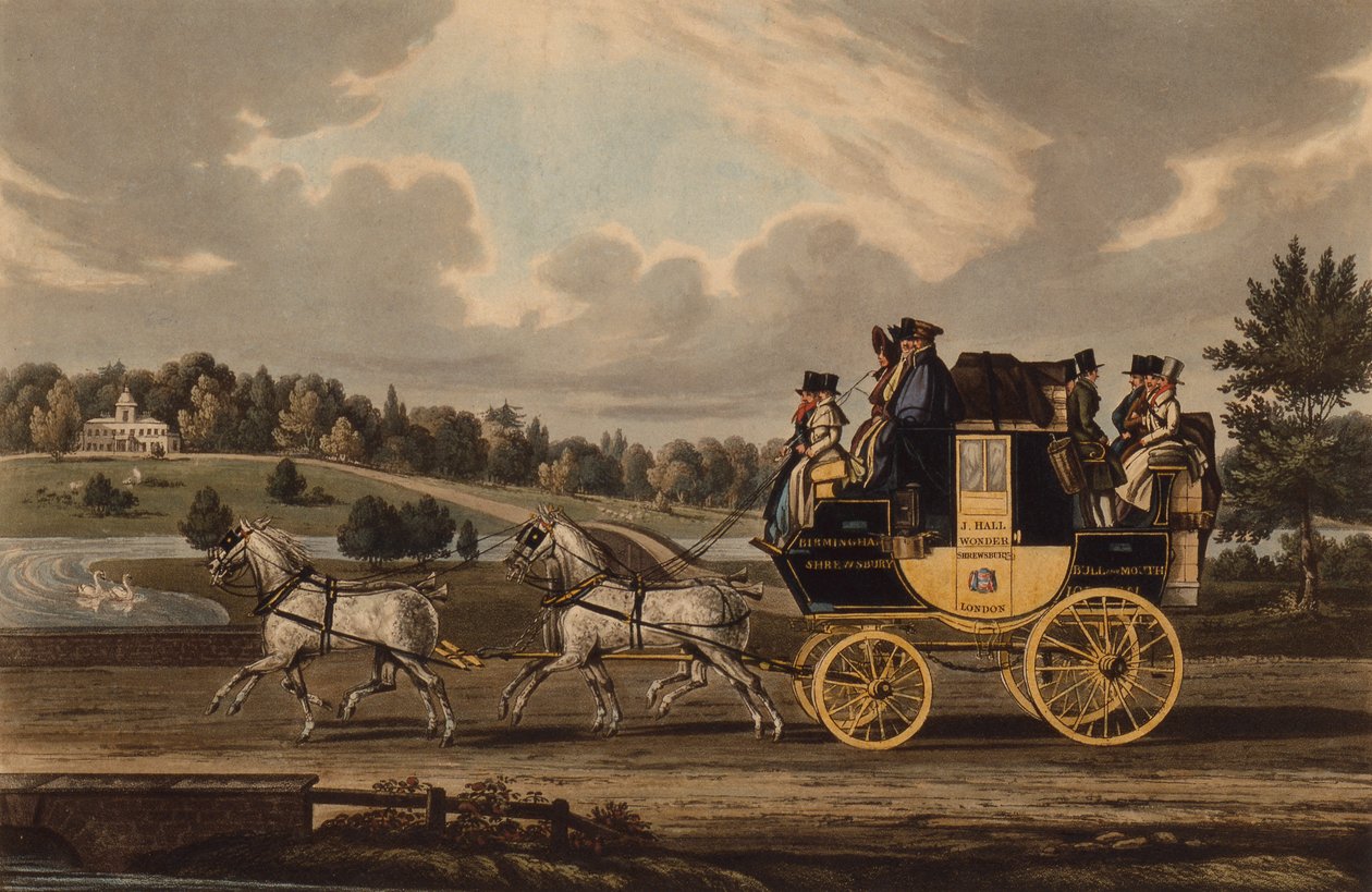 The Birmingham Wonder Stage Coach av James Pollard