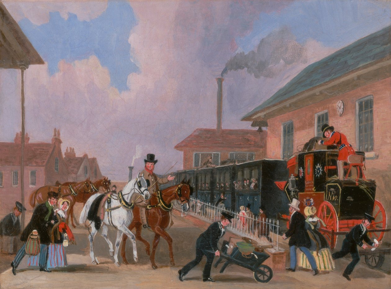Louth-London Royal Mail som reser med tåg från Peterborough East, Northamptonshire av James Pollard