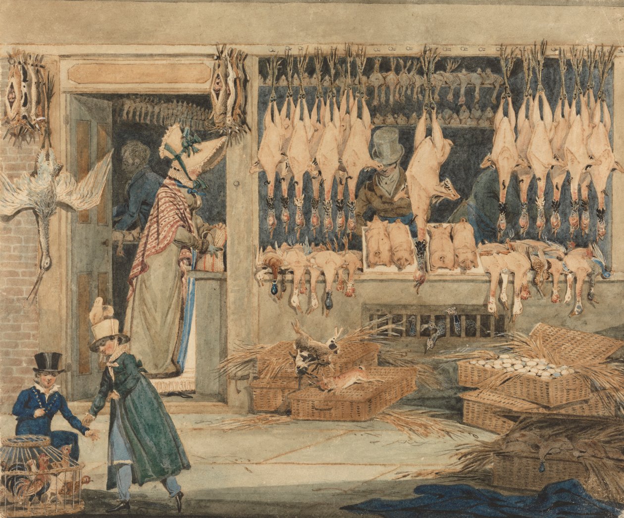 Fjäderfämarknaden av James Pollard