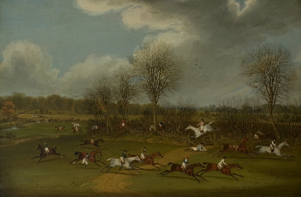 St Albans Grand Steeplechase den 8 mars 1832, 1832-33 av James Pollard