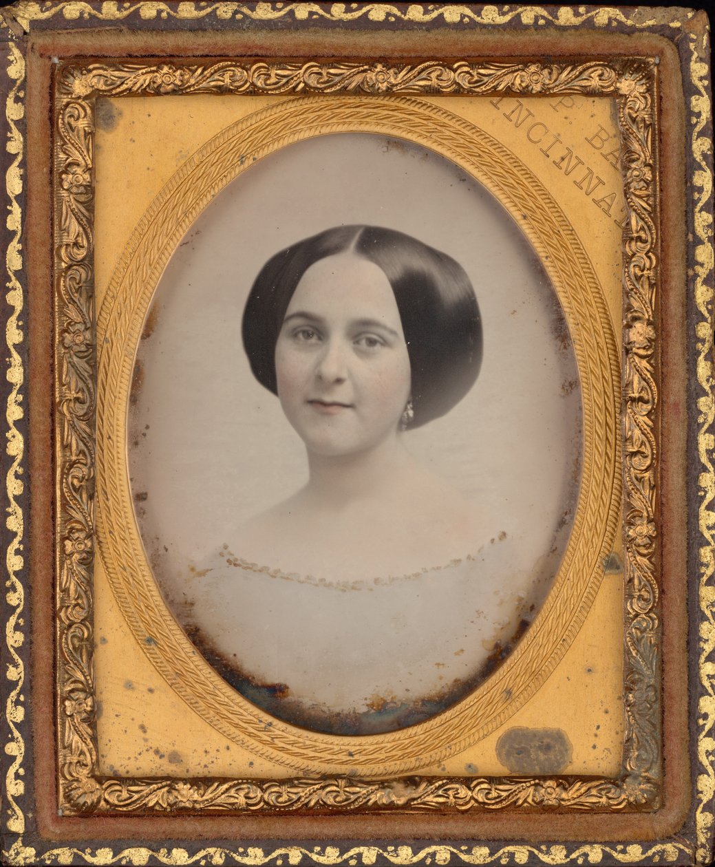 Porträtt av en kvinna,ca. 1850 (foto) av James Presley Ball