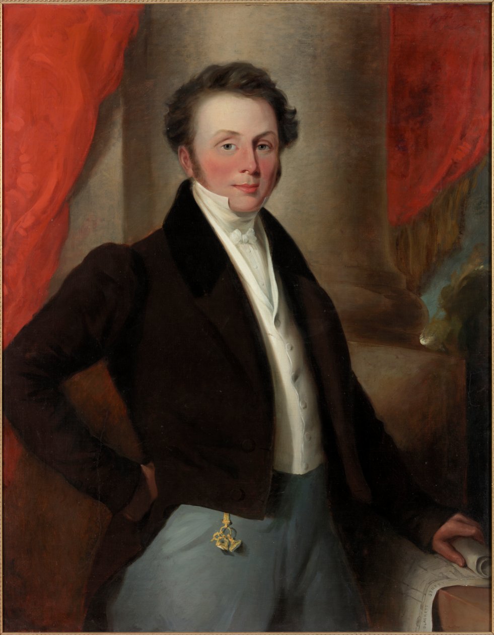 Porträtt av Richard Grainger, ca 1827 av James Ramsay