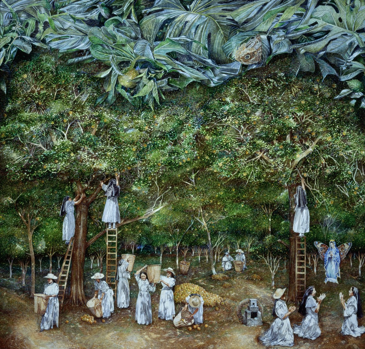 Miraculous Vision of the Virgin in the Orange Orchard, 1996  av James Reeve