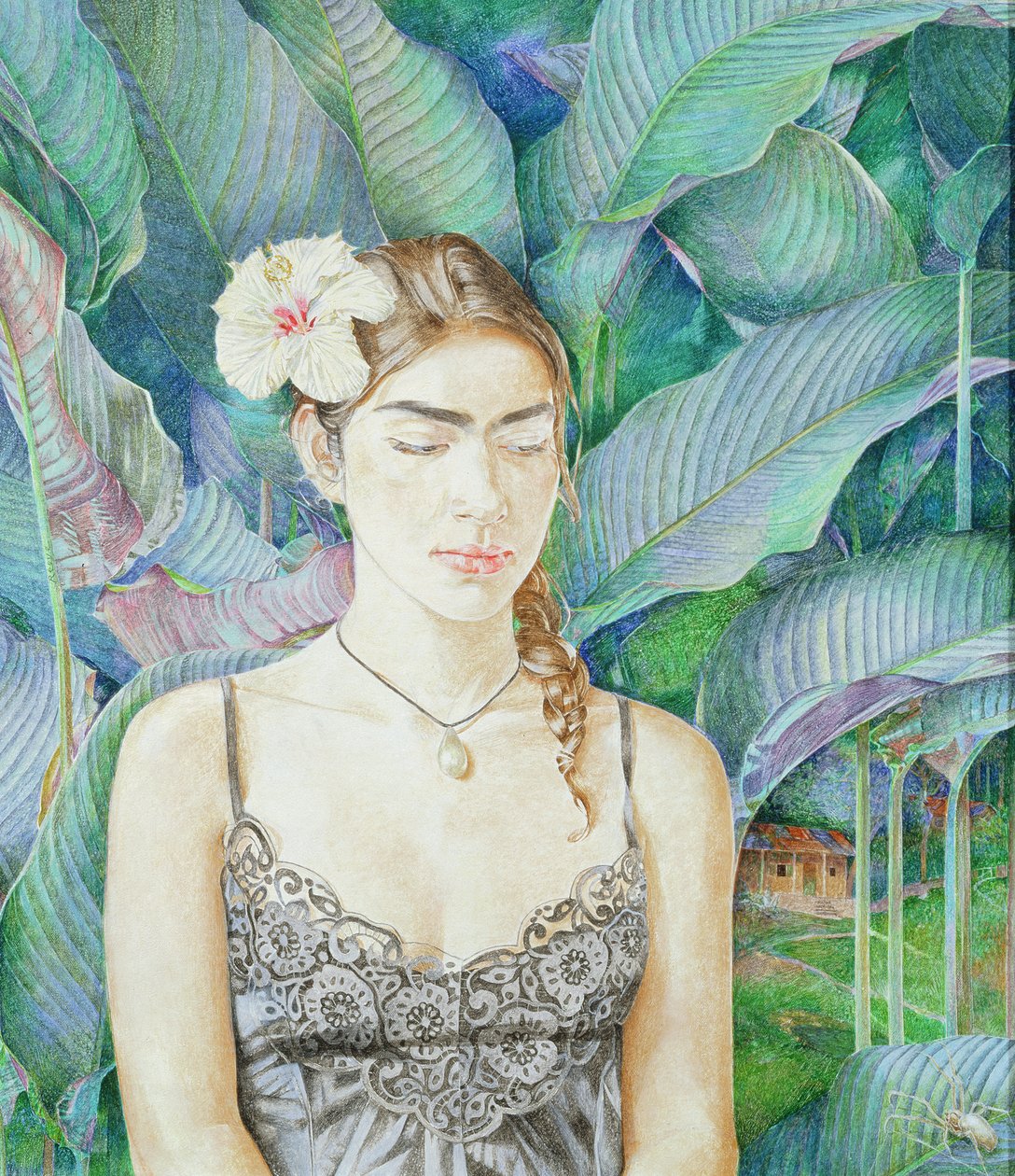 Portrait of Rancheros Sister-in-law, 1988  av James Reeve