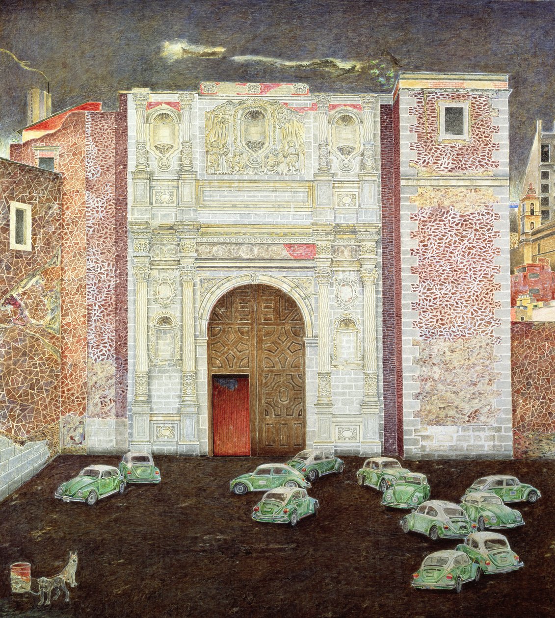 Taxi Depot, San Lazaro, Mexico City, 2003  av James Reeve
