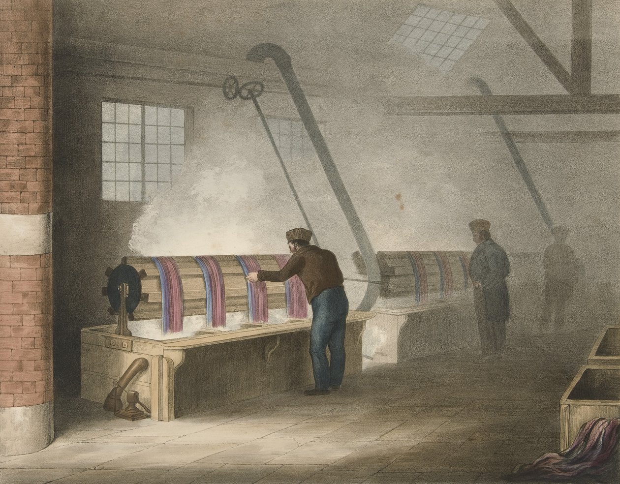 Dying, Progress of Cotton nr 11, pub. 1840 av James Richard Barfoot
