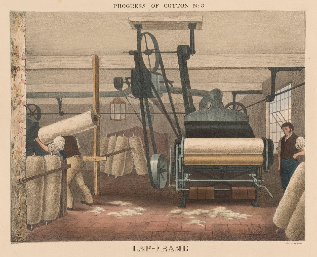Framsteg av bomull, # 3: Lap-ram av James Richard Barfoot