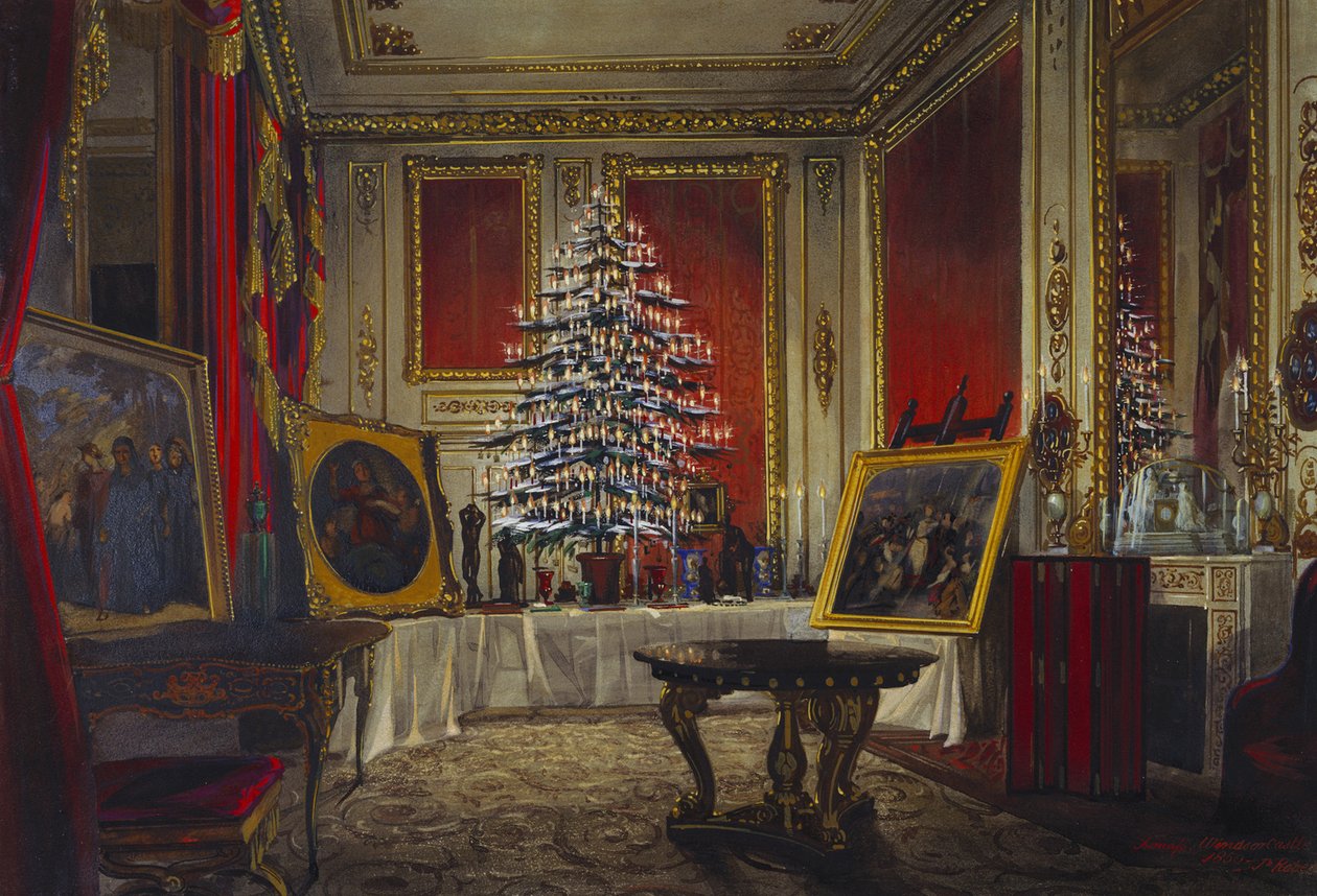 Drottning Victorias julgran, 1850 av James Roberts