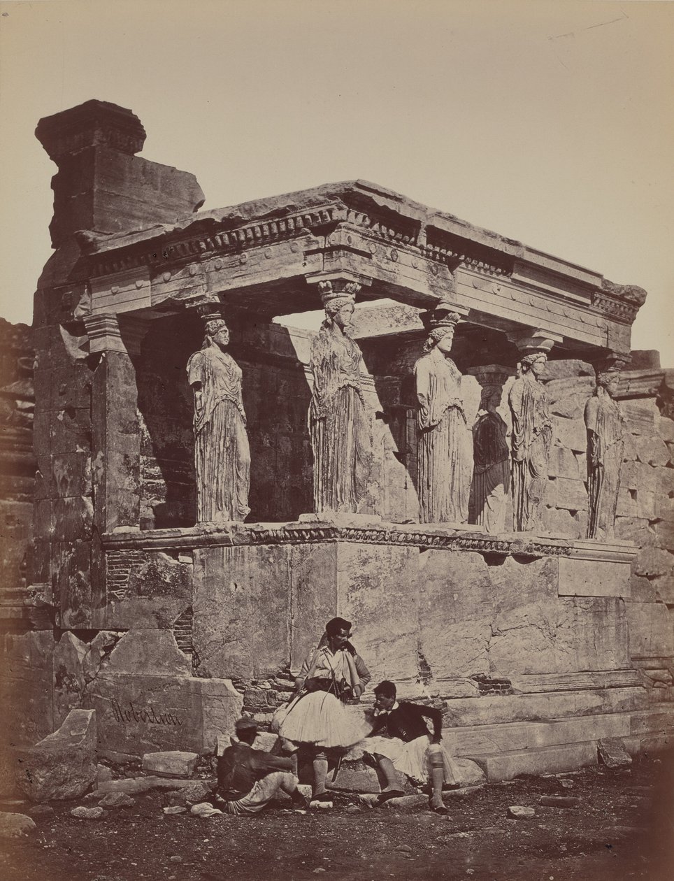 Karyatider av Erechtheum av James Robertson