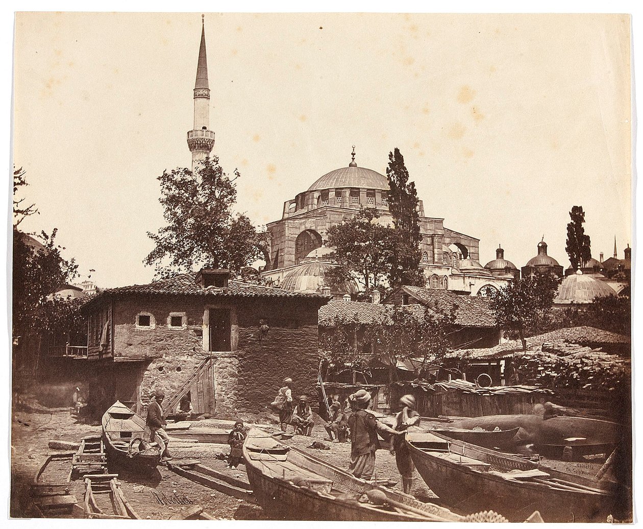 ”Tophanna-trappan” [Istanbul. Moské med en minaret] av James Robertson