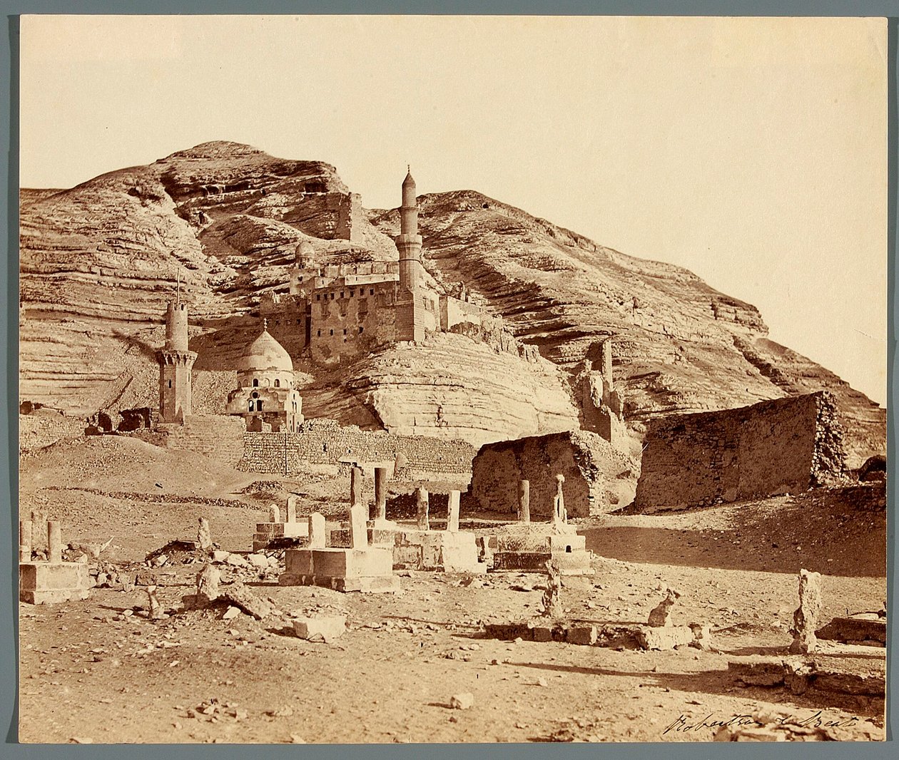 Egypten. Kairo. Muhammad Alis fort vid Mukattamplatån (1700-/1800-talet) av James Robertson