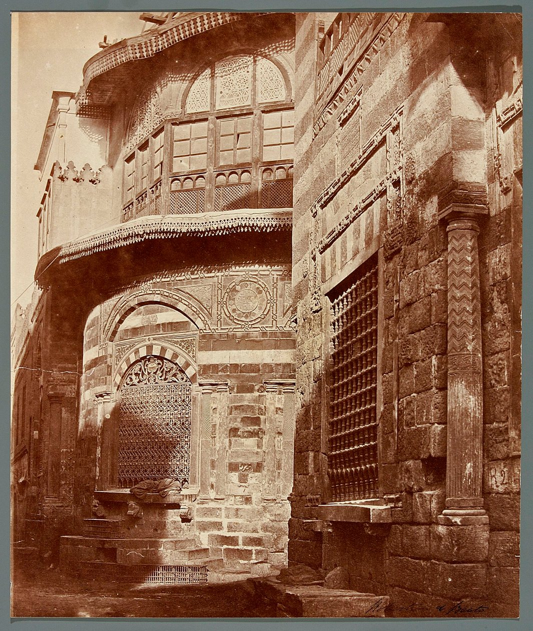Egypten. Kairo. Sabil – Sultan Mahmuds kuttab (1750) av James Robertson