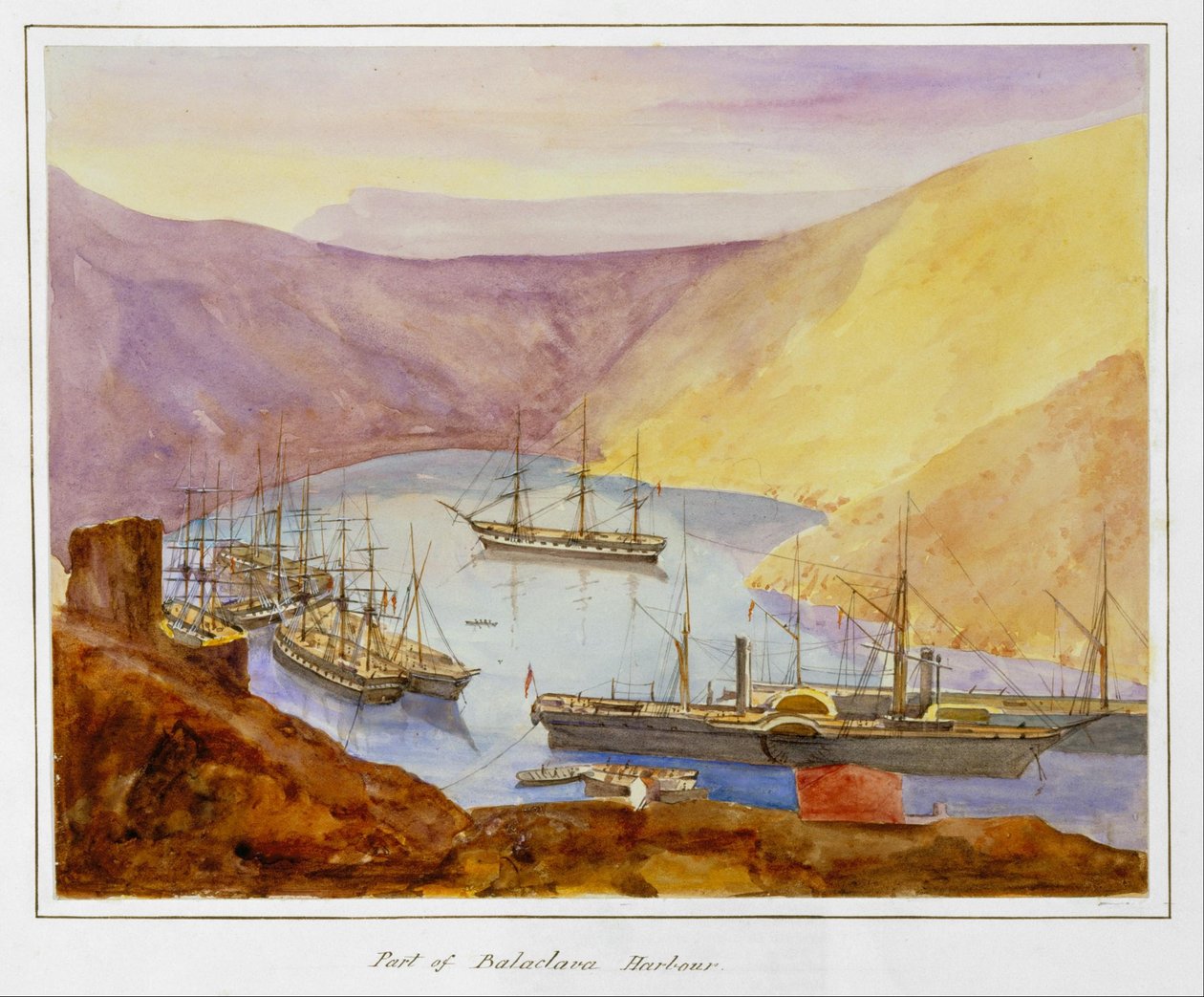 Hamnen i Balaclava Harbour av James Robertson