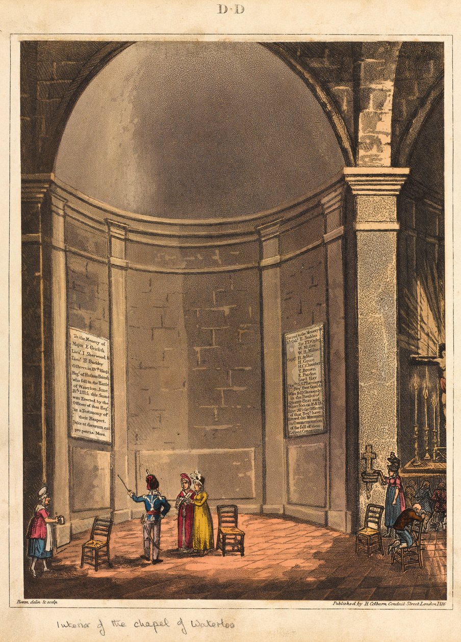 "Interiör av kapellet i Waterloo" av James Rouse