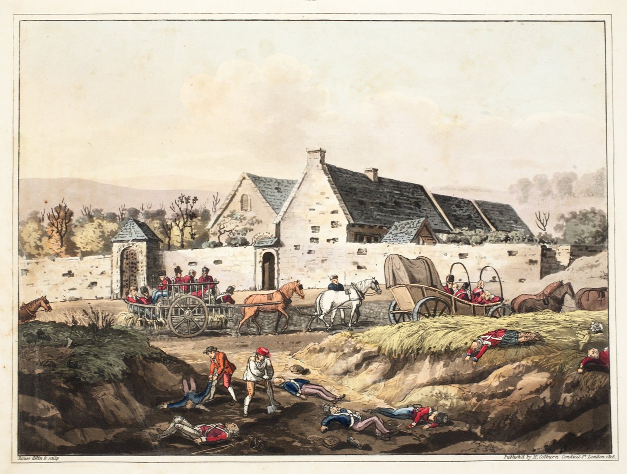 Gården La Haye Sainte av James Rouse