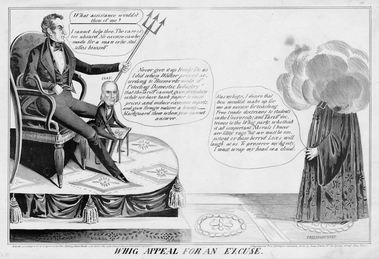 Whig vädjan om en ursäkt, publicerad av James Baillie, H Bucholzer, New York, 1844 av James S. Baillie