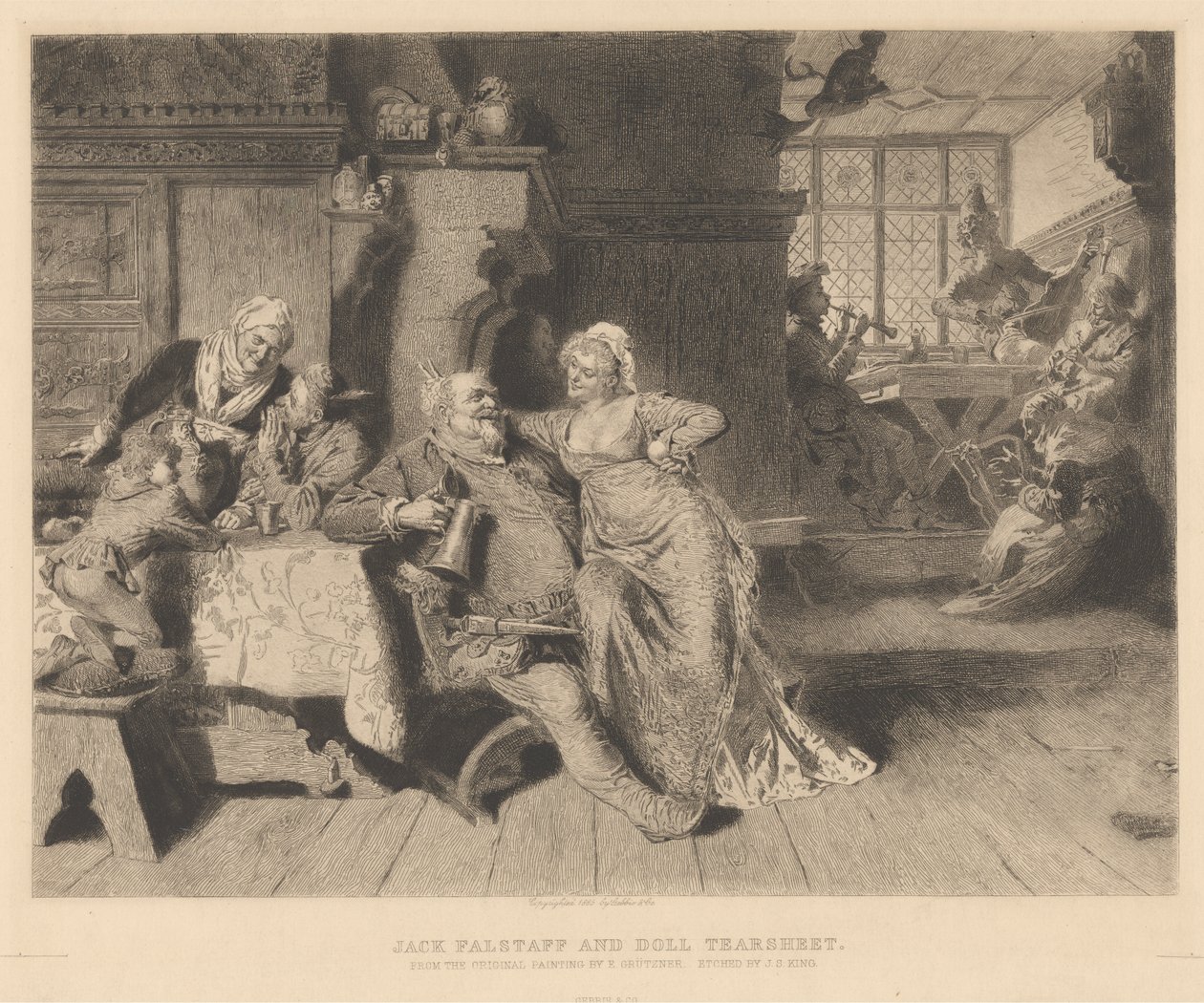 Jack Falstaff och Doll Tearsheet av James S. King