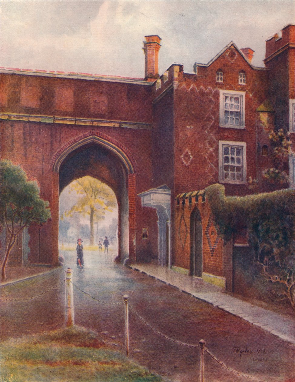"Gateway of Richmond Palace", 1910, 1914 av James S Ogilvy