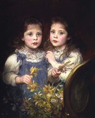 Tvillingarna, ca 1901 (olja på duk) av James Sant