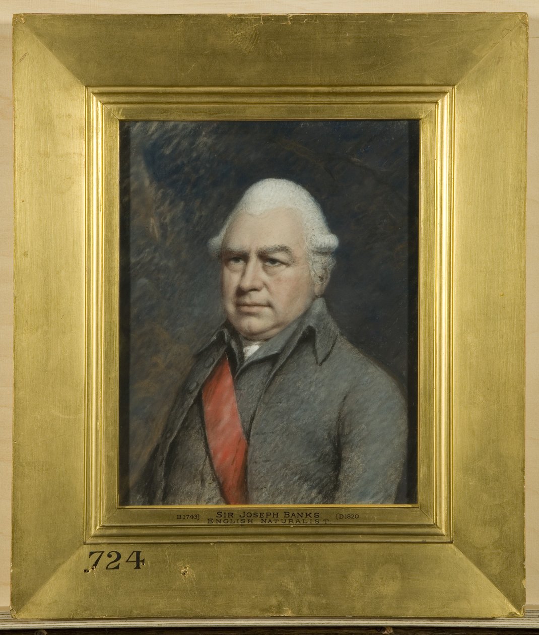 Sir Joseph Banks, engelsk naturforskare av James Sharples