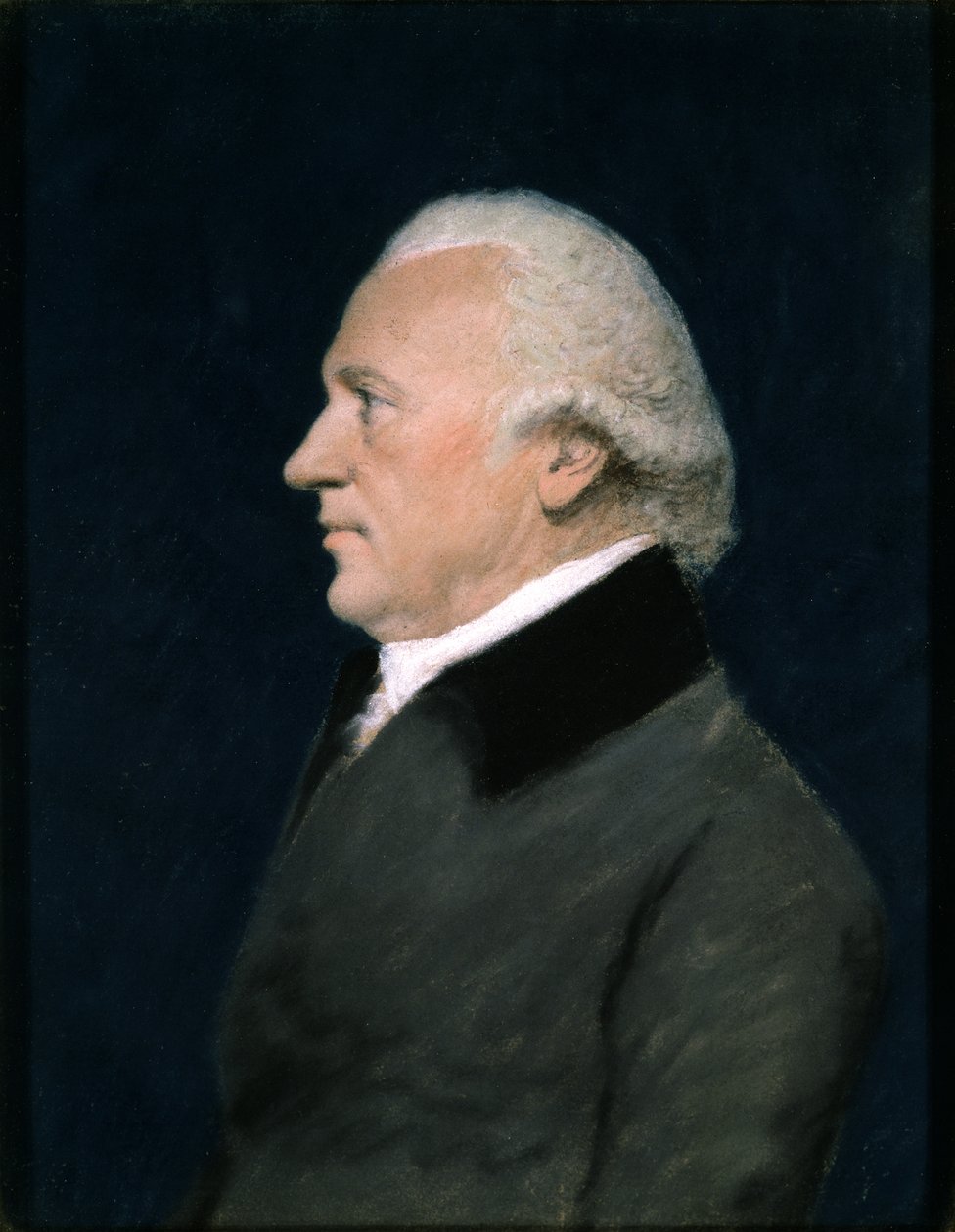 Sir William Herschel, ca 1805 (pastell på grått papper) av James Sharples