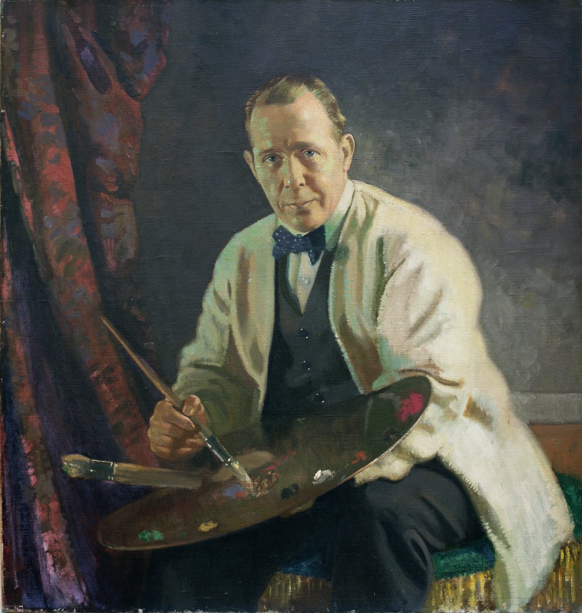 Porträtt av Sir William Orpen av James Sinton Sleator