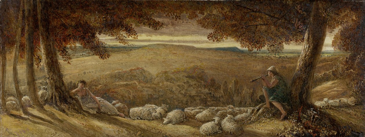 Aftonbete, c.1860-70 av James Smetham