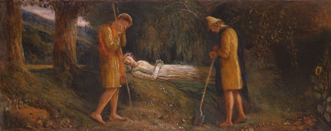 Imogen och herdarna 1860-1870 av James Smetham