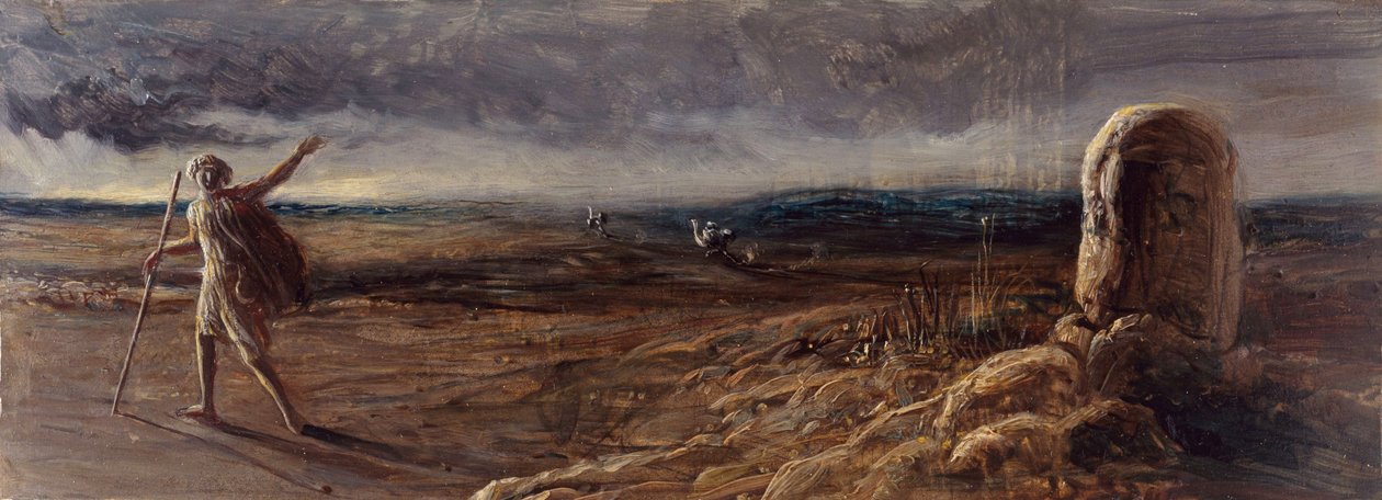 Jacob på Bethal, 1840-1880 av James Smetham