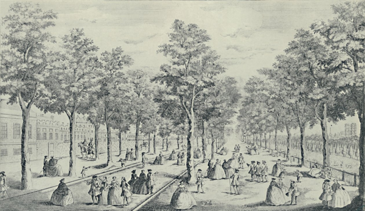 Society in the Mall, 1741, 1920 av James Smith