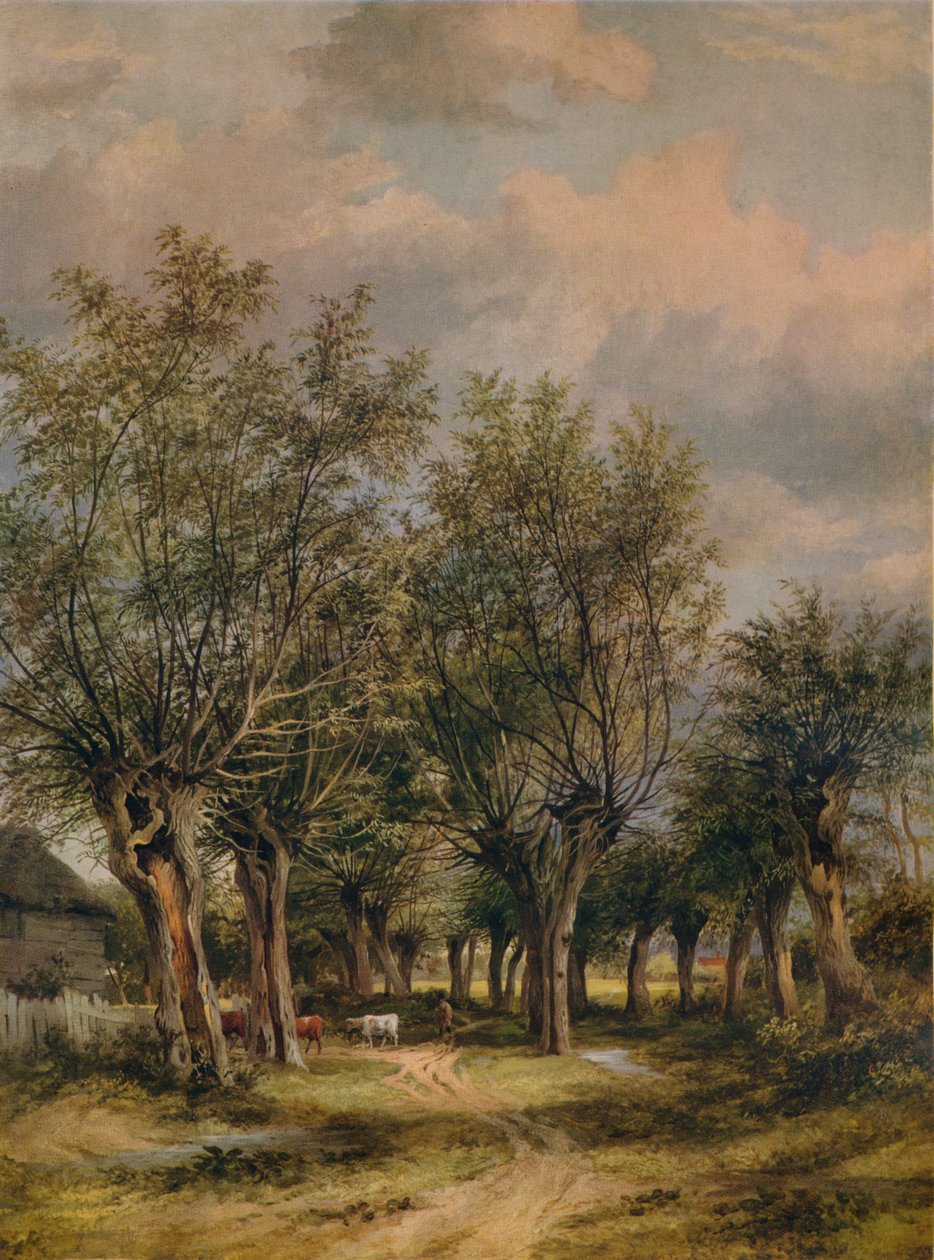 A Lane nära Norwich, c1837 av James Stark