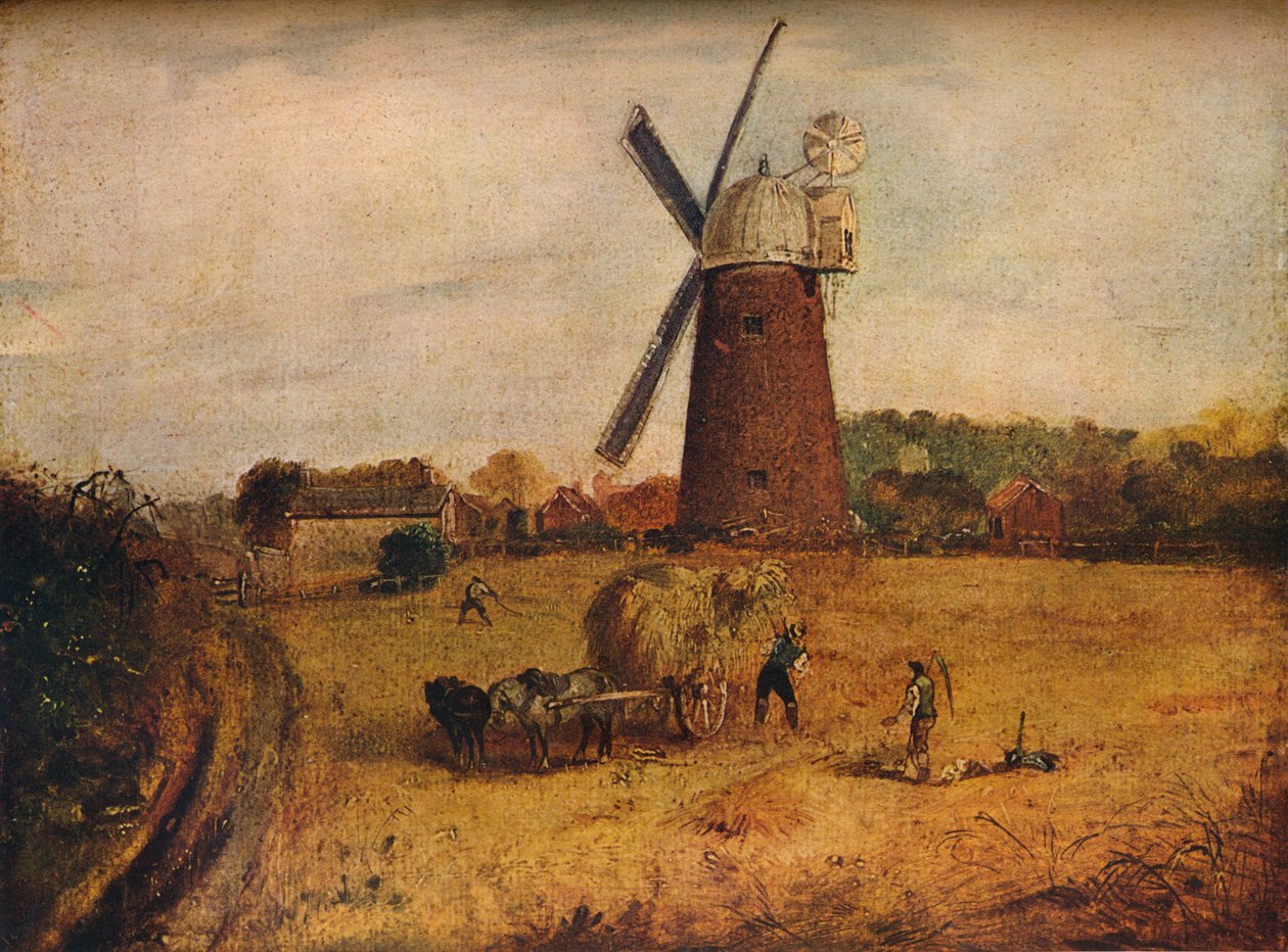 Skördeplats, c1814-1859, 1914 av James Stark