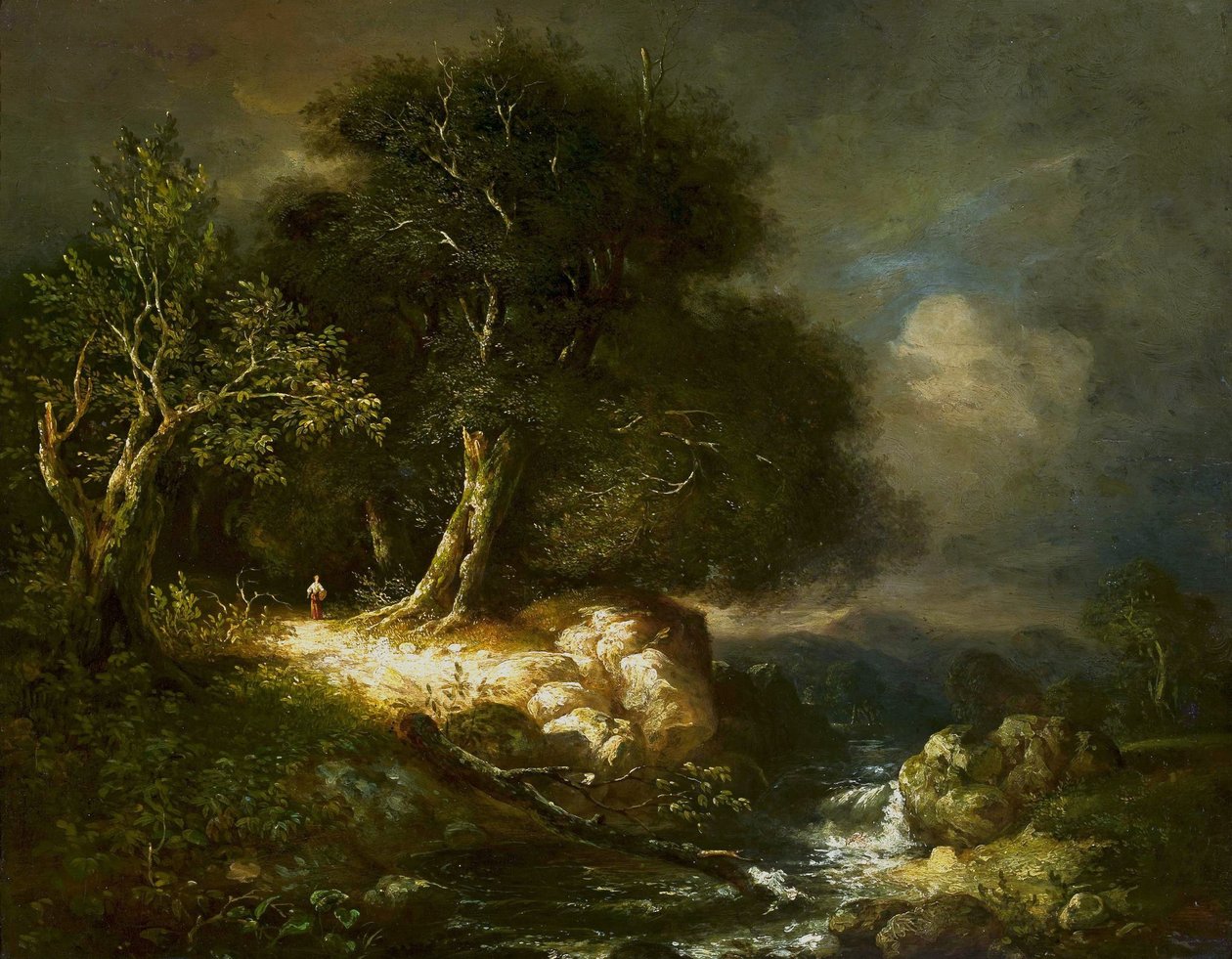 Landskap efter en storm. av James Stark