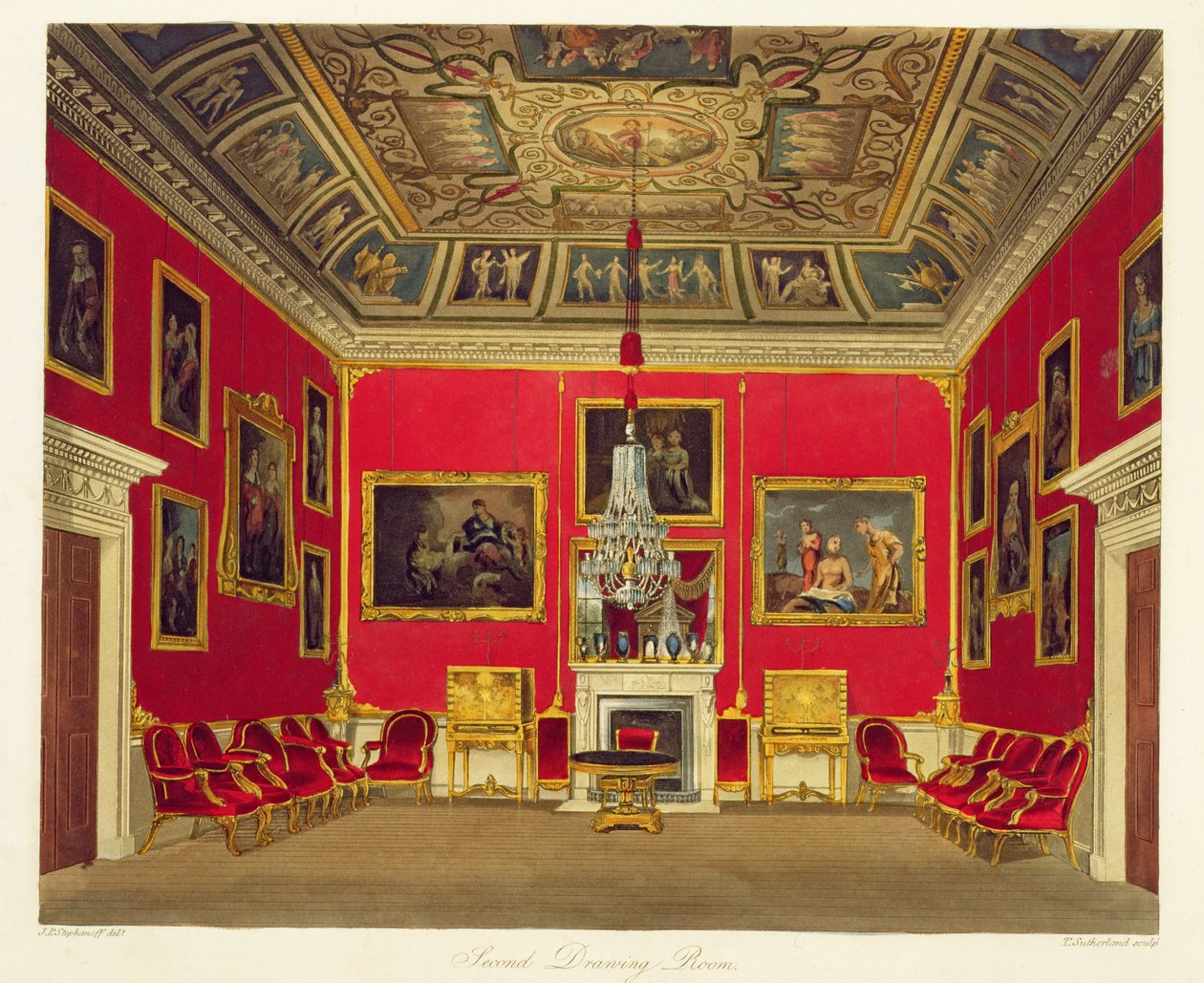 The Second Drawing Room, Buckingham House, från 