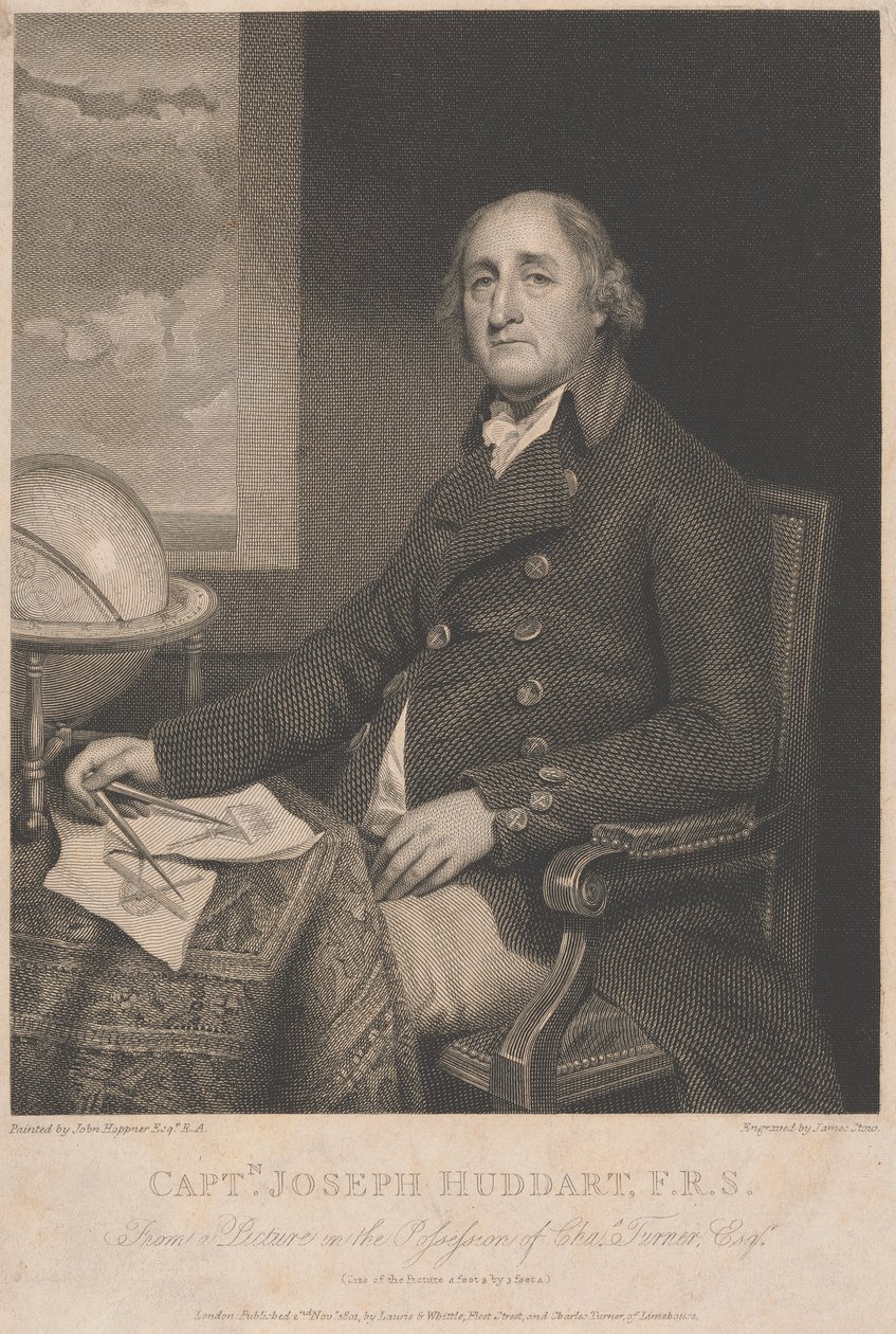 Kapten Joseph Huddart av James Stow