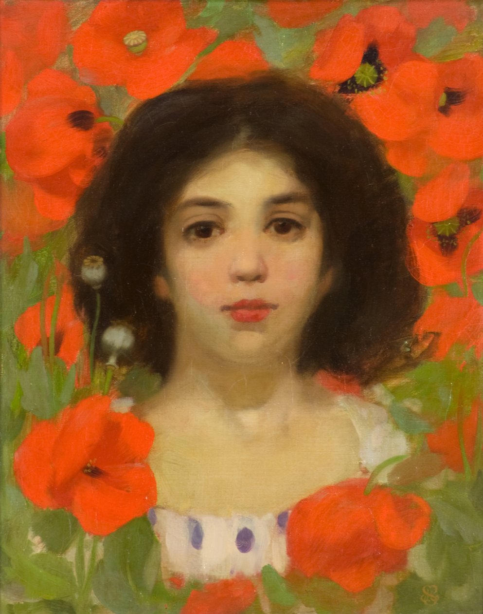 A Gipsy Maid, ca 1890-95 (olja på duk) av James Stuart Park