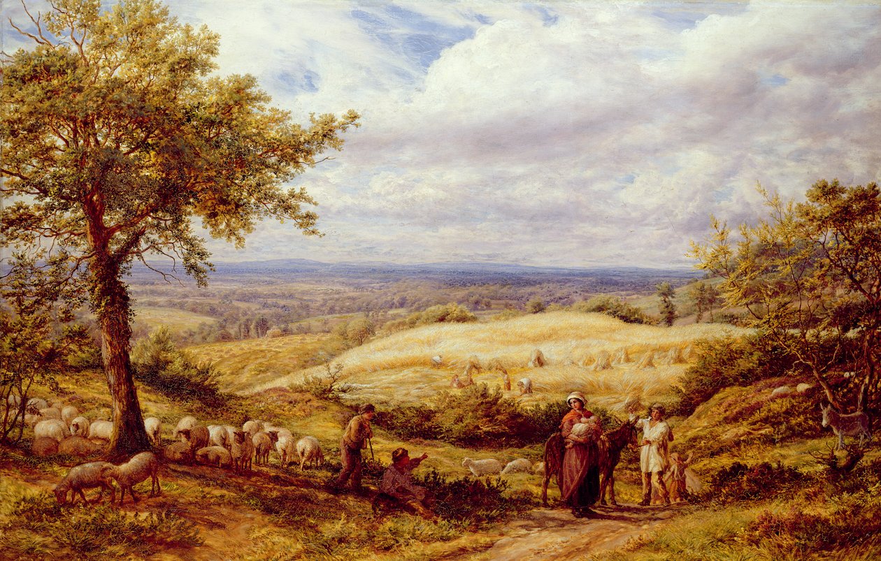 The Wayfarers, ca 1872 (olja på duk) av James Thomas Linnell