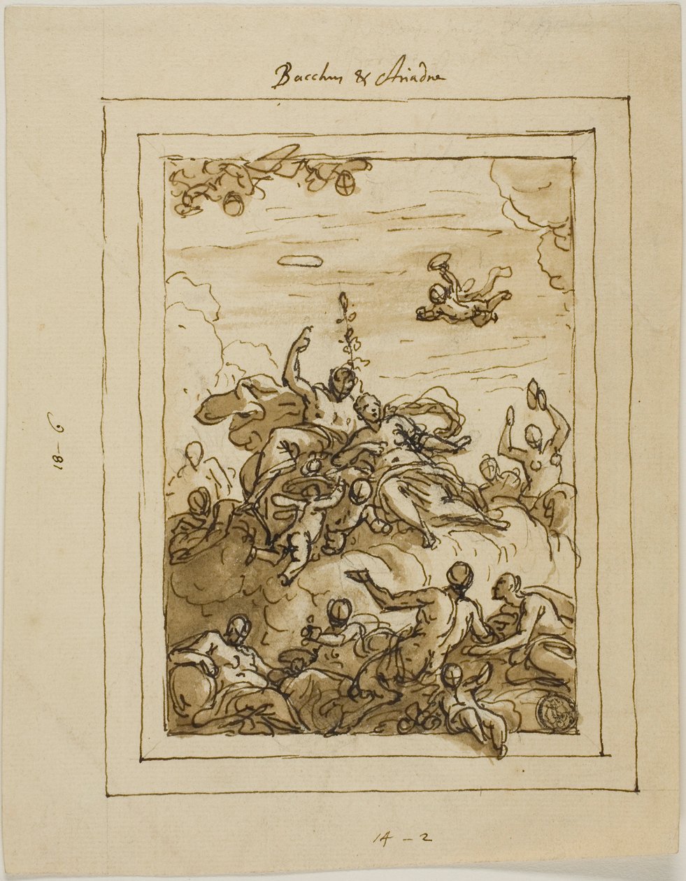 Bacchus och Ariadne av James Thornhill
