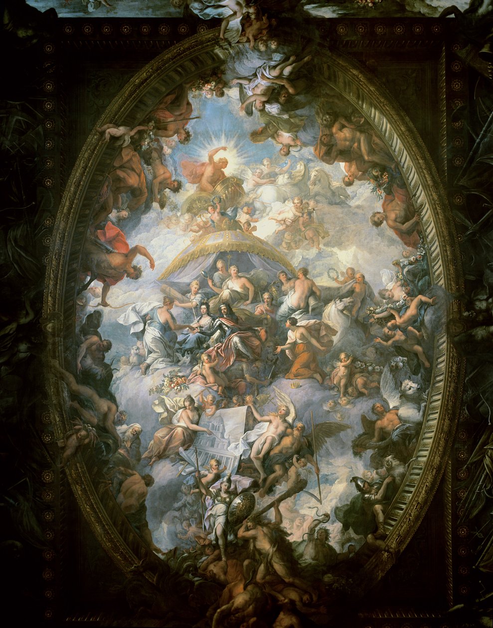 Taket i den målade salen, 1707-14 av James Thornhill