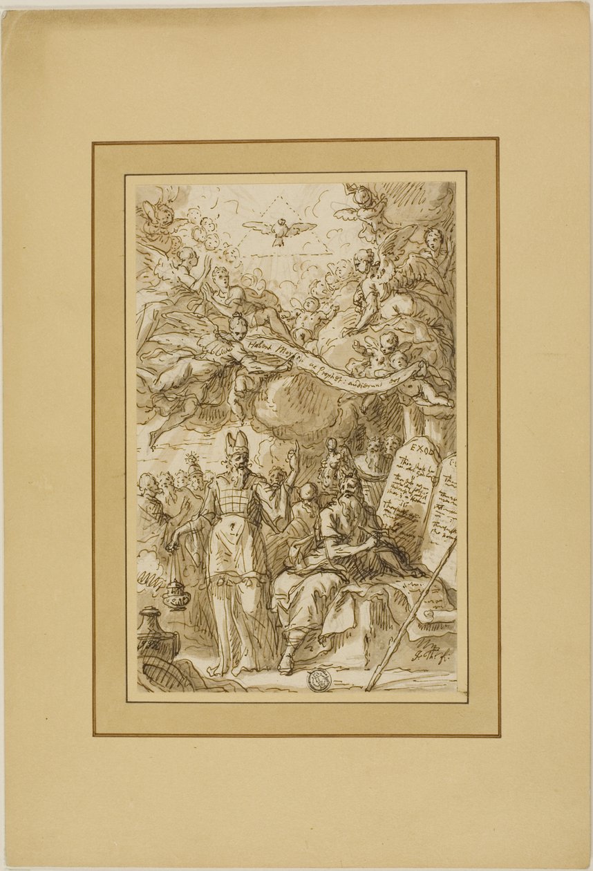 Moses och lagtabellerna av James Thornhill