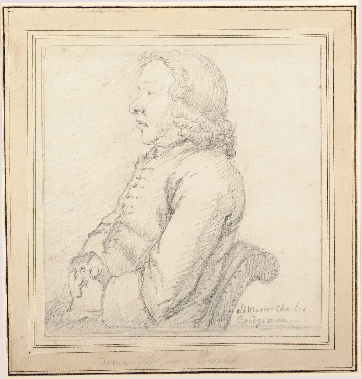 Porträtt av Charles Bridgeman av James Thornhill