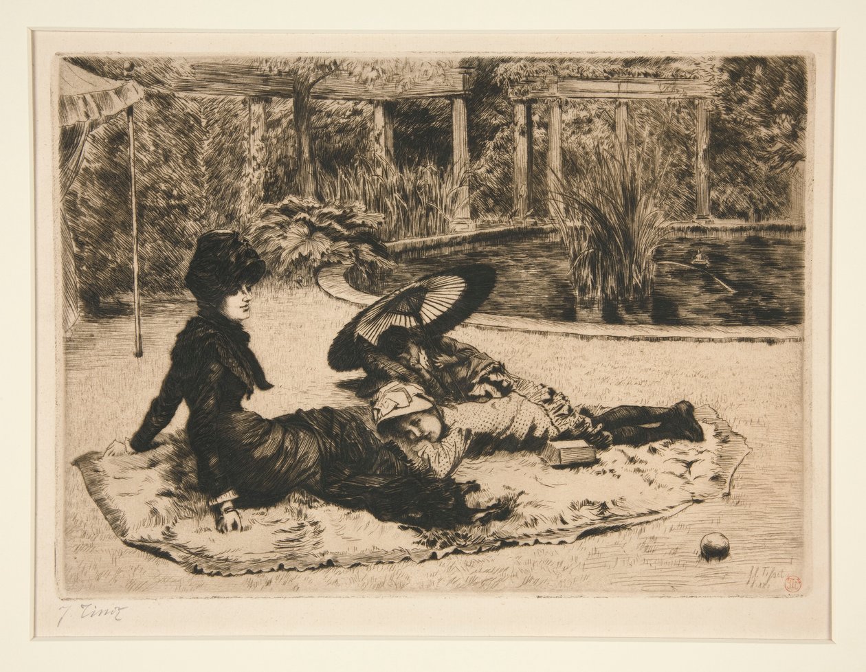 Bredvid poolen (Sur l av James Tissot